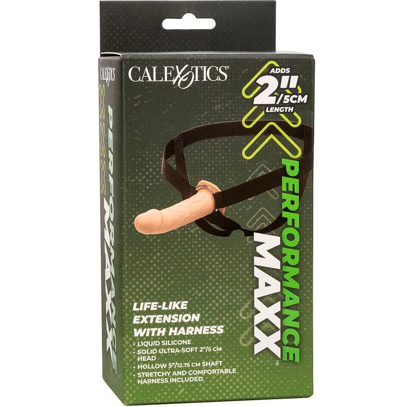 Calexotics - Performance Maxx Lebensechte Verlngerung mit Gurt, Helle Haut