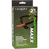 Calexotics - Performance Maxx Lebensechte Verlngerung mit Geschirr, Braun