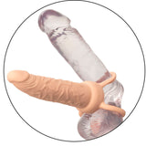 Calexotics - Performance Maxx Wiederaufladbarer Dual Penetrator, Helle Haut