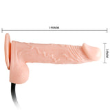 Dance - Realistischer Aufblasbarer Dildo mit Saugnäpfen 15 cm