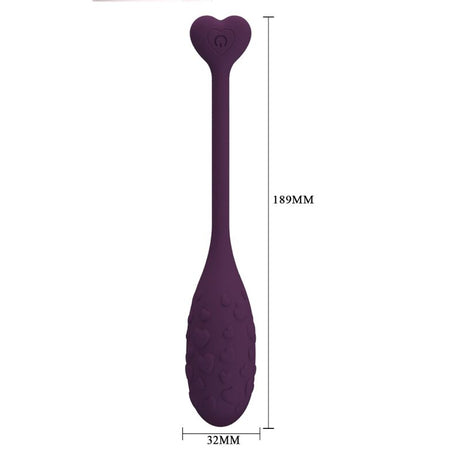 Vibrator Fisherman App-Gesteuertes Vibrierendes Ei Lila.4