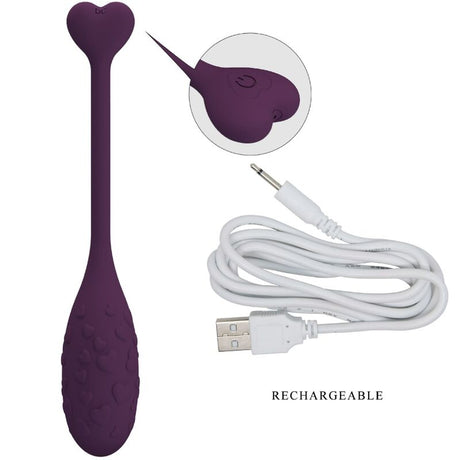 Vibrator Fisherman App-Gesteuertes Vibrierendes Ei Lila.6