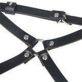Subblime - Leder Taille und Bein Harness Schwarz Eine Grösse
