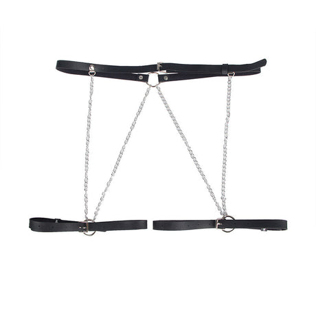 Subblime - Ledergürtel Harness Schwarz Eine Grösse