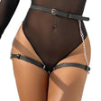 Subblime - Ledergürtel Harness Schwarz Eine Grösse