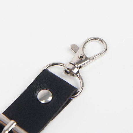 Subblime - Gürtel und Strumpfband mit Ringen und Kette Detail Eine Grösse