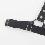 Subblime - Gürtel und Strumpfband mit Ringen und Kette Detail Eine Grösse
