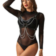 Subblime - Harness-Bh mit Kettendetail, Eine Grösse