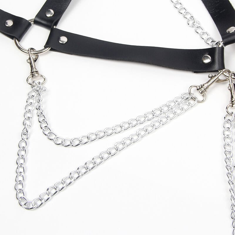 Subblime - Harness-Bh mit Kettendetail, Eine Grösse