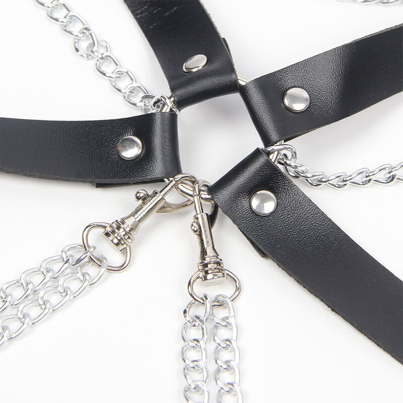 Subblime - Harness-Bh mit Kettendetail, Eine Grösse