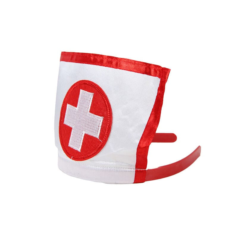 Subblime - Sexy Krankenschwesterkostüm mit Schrittfreiem Ausschnitt S/M