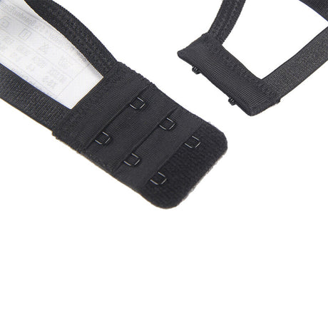 Subblime - 3-Teiliges Set Bh + String + Strumpfband aus Spitze Schwarz S/M