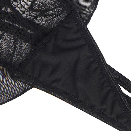 Subblime - Teddy-Halter-Neck-Bare-Back-Spitze Schwarz S/M