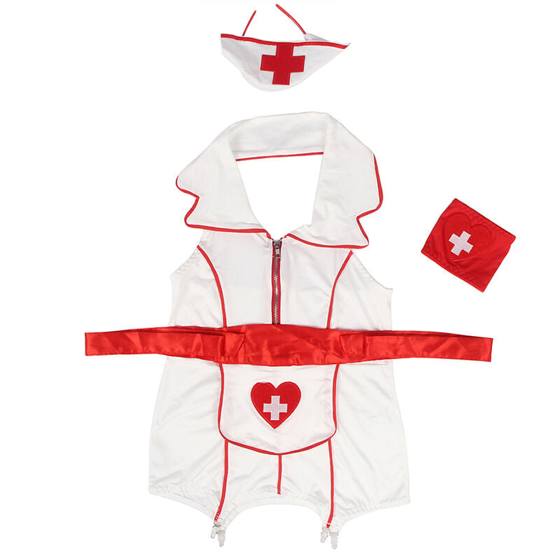 Subblime - Sexy Krankenschwester Kostüm Kleid L/XL