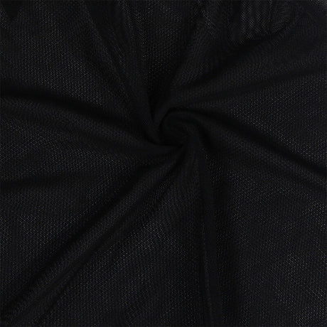 Subblime - Babydoll-Tüllstoff mit Spitze und Blumendetail Schwarz L/XL