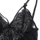 Subblime - Babydoll mit Verstellbaren Spitzentrgern Schwarz S/M