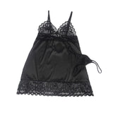 Subblime - Babydoll mit Blumenprint auf der Brust Schwarz S/M
