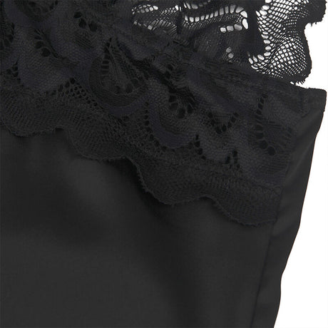 Subblime - Babydoll mit Blumenprint auf der Brust Schwarz S/M