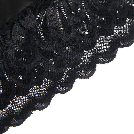 Subblime - Babydoll mit Blumenprint auf der Brust Schwarz L/XL