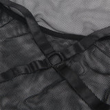 Subllime - Transparentes Neckholder-Kleid Schwarz S/M