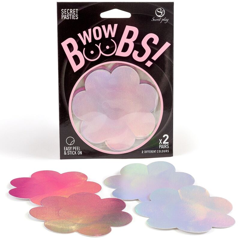 Secret Play - Wow Titten! Blumen-Nippelabdeckungen