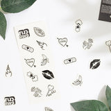 Secret Play - Set mit 10 Temporren Tattoos aus der Candy Collection