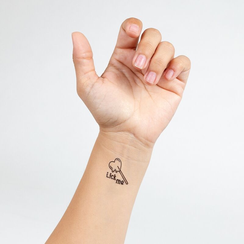 Secret Play - Set mit 10 Temporren Tattoos aus der Candy Collection