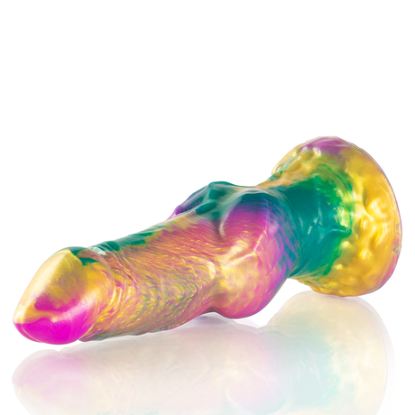 Epic - Iris Dildo mit Regenbogenfarbenen Hoden der Vergnügung