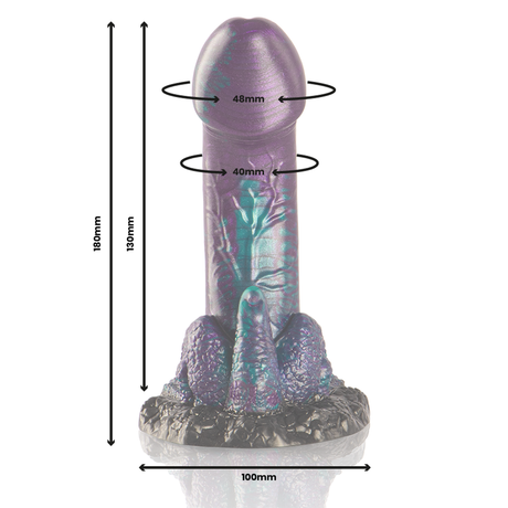 Epic - Basilisk Dildo Doppelt Schuppig Vergnügen, Kleine Grösse