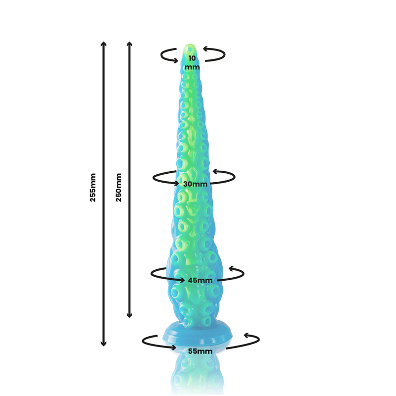 Epic - Scylla Fluoreszierender Dünner Tentakel-Dildo, Kleine Grösse
