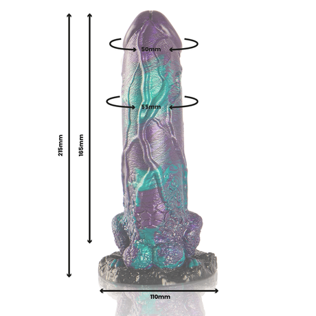 Epic - Basilisk Dildo Doppelt Schuppig Vergnügen, Grosse Grösse