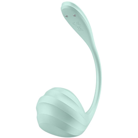 Auflegevibrator Smooth Petal g-Point Stimulator Wassergrün Kostenlose App.2