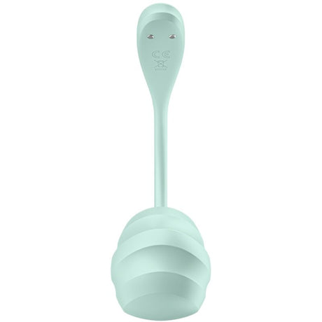 Auflegevibrator Smooth Petal g-Point Stimulator Wassergrün Kostenlose App.1