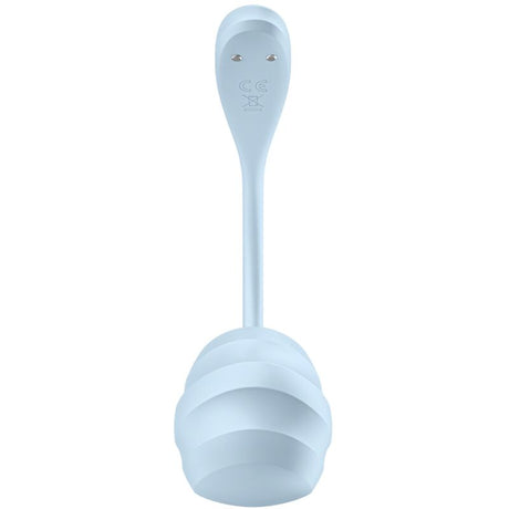 Auflegevibrator Smooth Petal g-Point Stimulator Himmelblau Kostenlose App.1