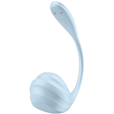 Auflegevibrator Smooth Petal g-Point Stimulator Himmelblau Kostenlose App.2