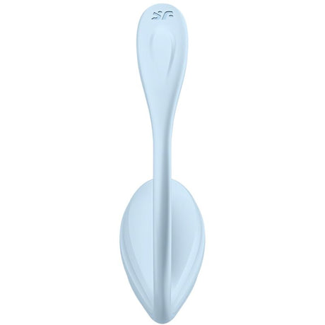 Auflegevibrator Smooth Petal g-Point Stimulator Himmelblau Kostenlose App.3