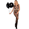 Livco Corsetti Fashion - Amahil Bodystocking mit Schrittfreien Schwarz Eine Grösse