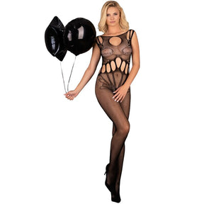 Livco Corsetti Fashion - Amahil Bodystocking mit Schrittfreien Schwarz Eine Grösse