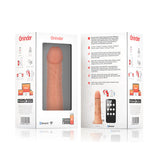 Oninder - Grosser Bogotá-Vibratordildo, 9 Geschwindigkeiten, Natürlich, 22 cm-x-4,5 cm - Kostenlose App