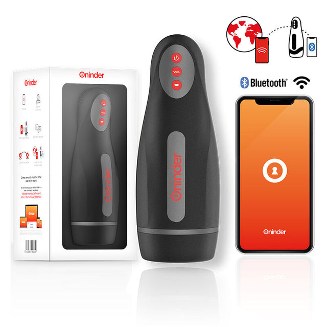 Oninder – Seoul Wiederaufladbarer Männlicher Masturbator 10 Geschwindigkeiten – Kostenlose App