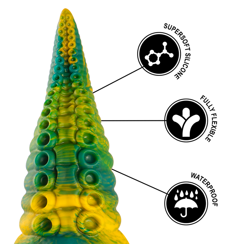 Epic - Cetus Grüner Tentakel-Dildo, Grosse Grösse
