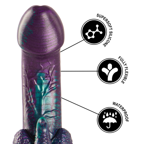 Epic - Basilisk Dildo Doppelt Schuppig Vergnügen, Kleine Grösse