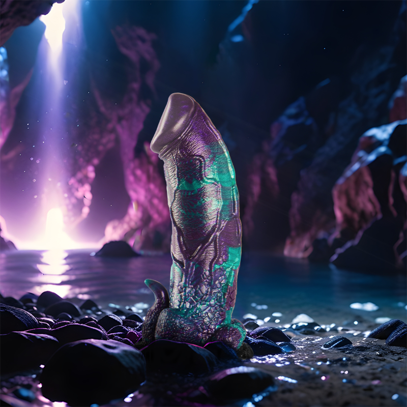 Epic - Basilisk Dildo Doppelt Schuppig Vergnügen, Grosse Grösse