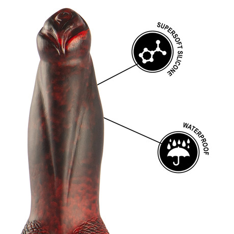 Epic - Prometheus Dildo Titan in Flames Wiederaufladbare Fernbedienung