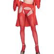 Chilirose - Cr 4312 Strumpfstrümpfe Rot S/M