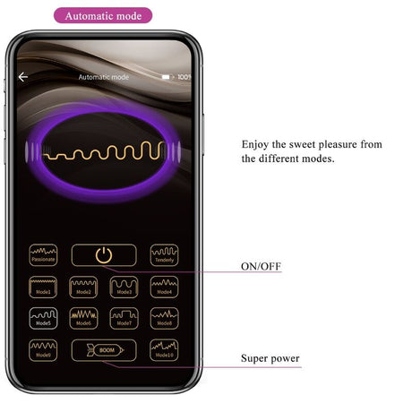 Pretty Love - Ethan Wiederaufladbarer Vibrator Lila