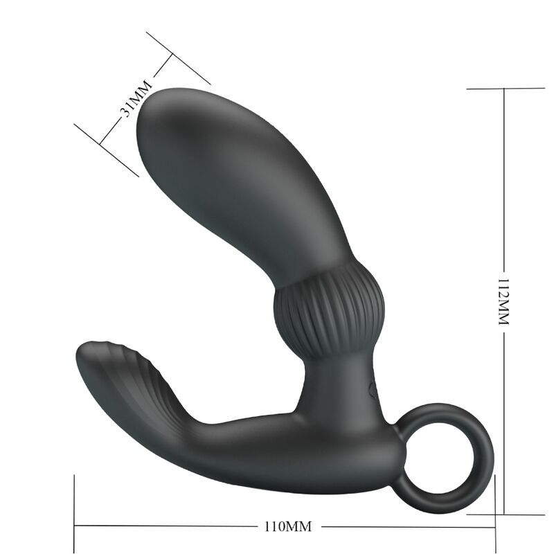Pretty Love - Cayla Analvibrator-Massager Schwarz