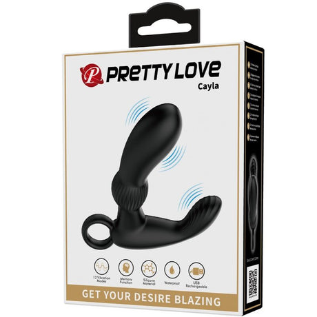 Pretty Love - Cayla Analvibrator-Massager Schwarz