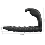 Pretty Love - Blackney Penisringe mit Vibrator-Plug