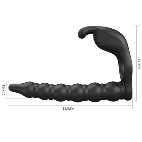 Pretty Love - Blackney Penisringe mit Vibrator-Plug